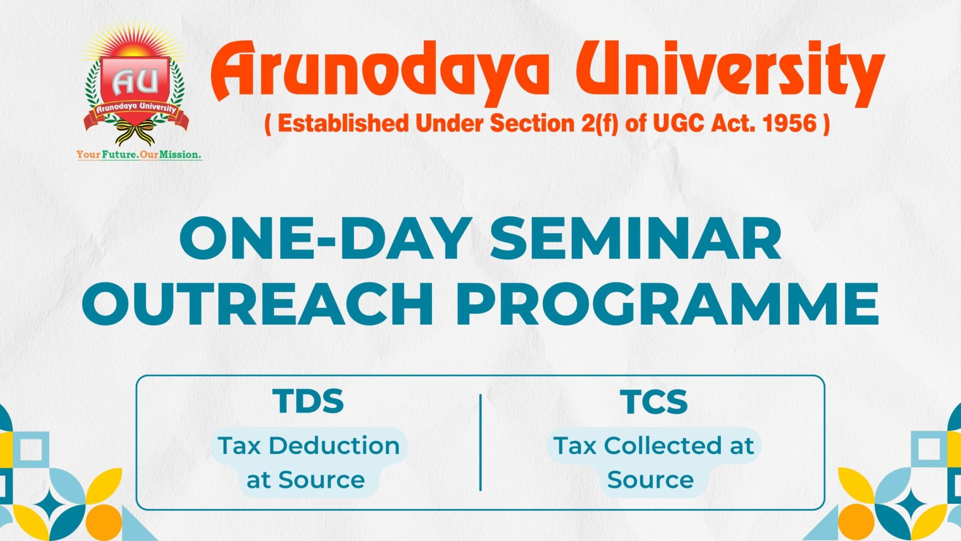 One day seminar One day seminar